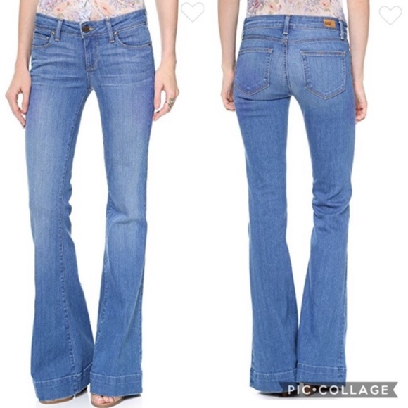 PAIGE Denim - PAIGE Denim Fiona Flare Jeans, Maddie